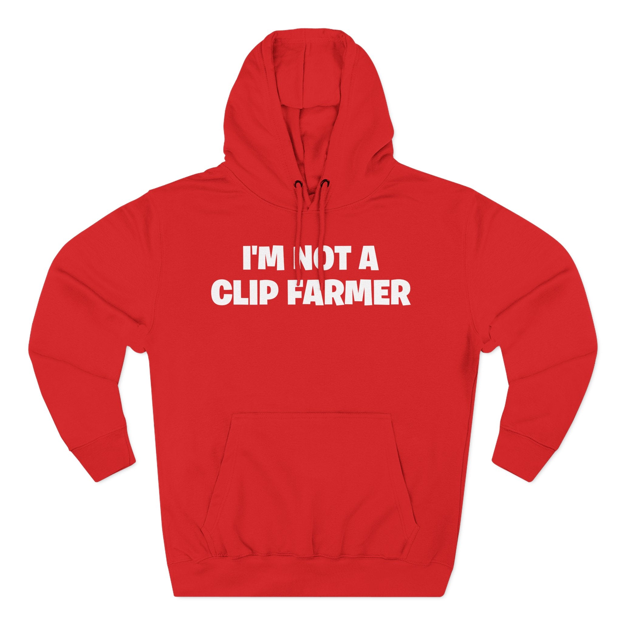 I'm Not A Clip Farmer Hoodie — Funny Pullover