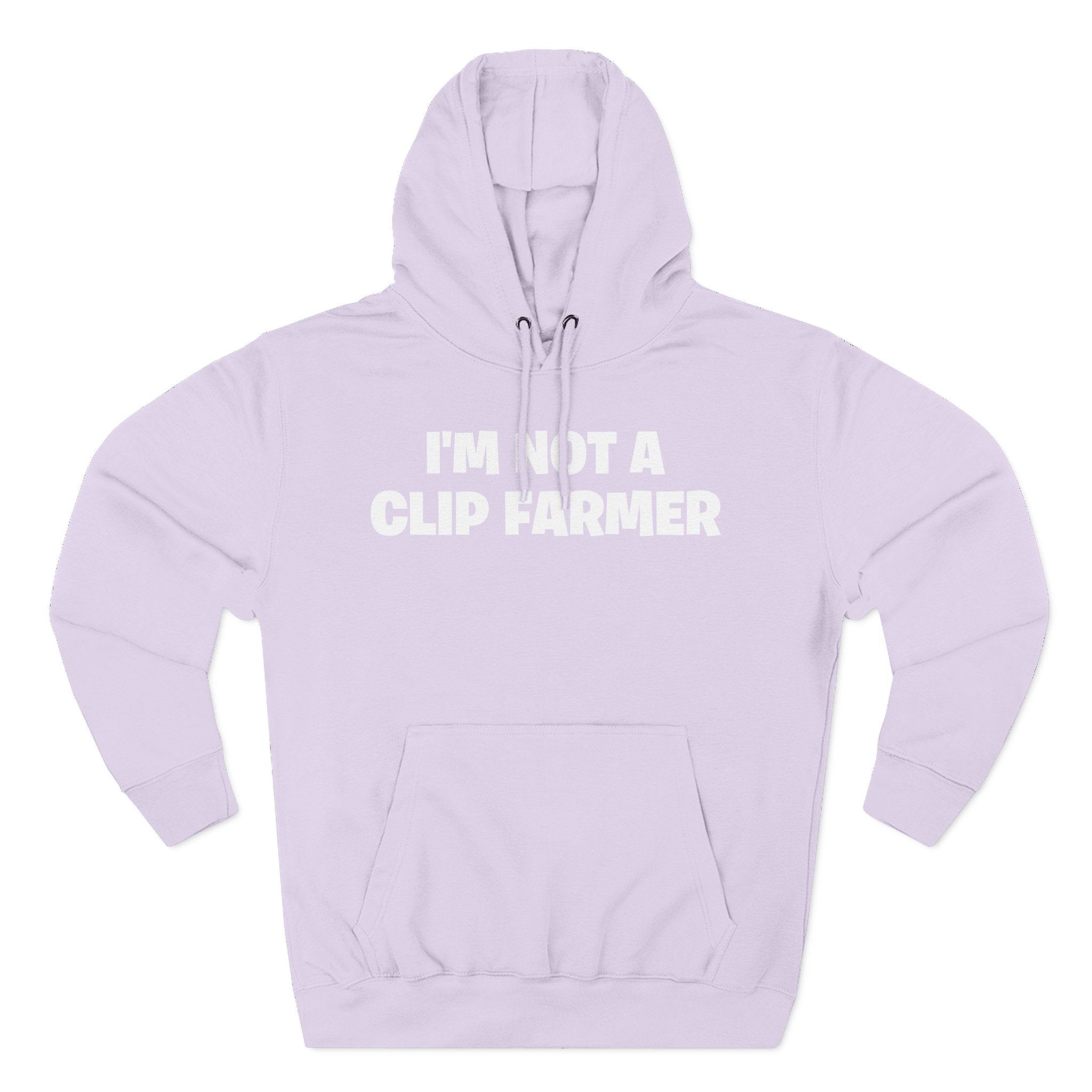 I'm Not A Clip Farmer Hoodie — Funny Pullover