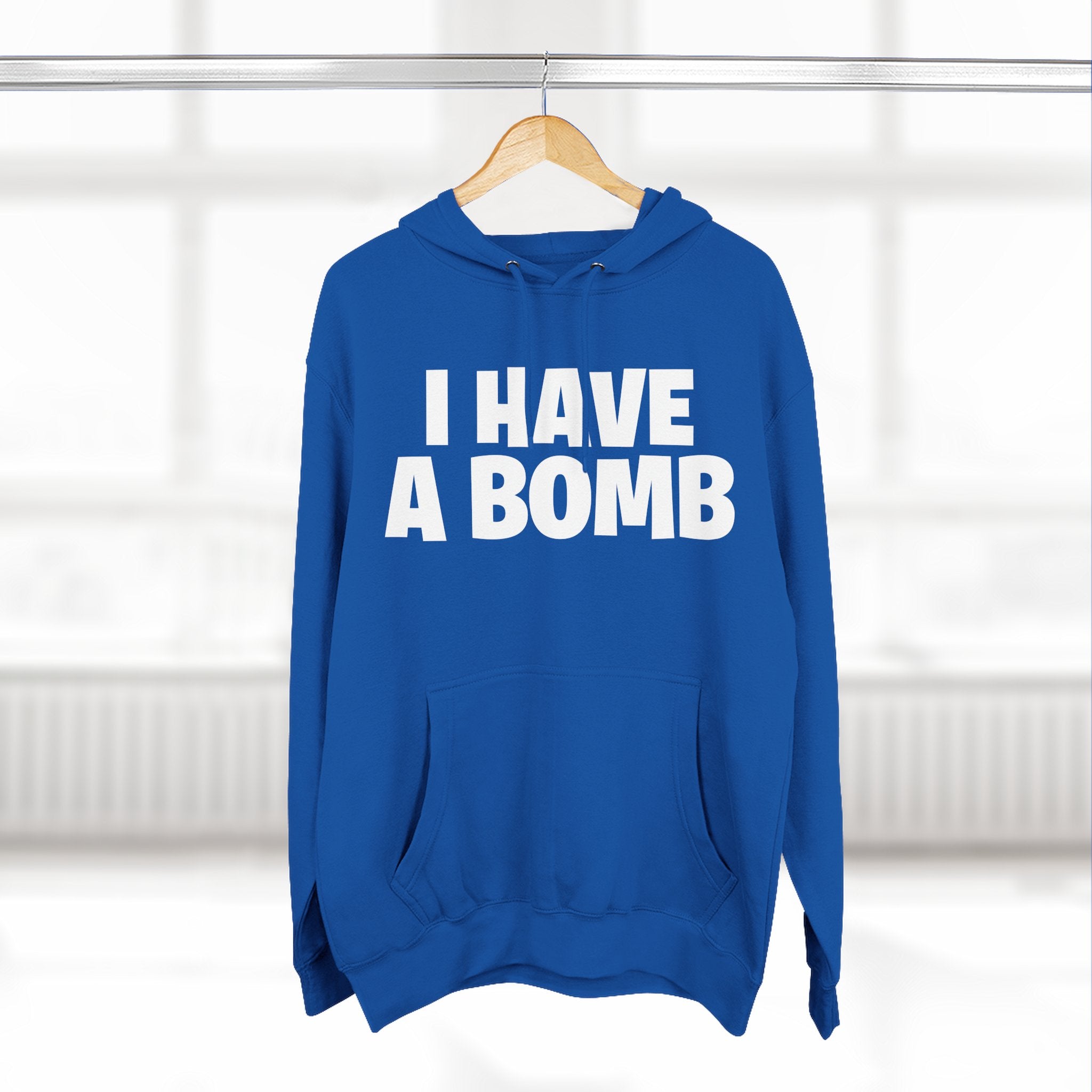 I Have a Bomb Hoodie — Bold Graphic Pullover