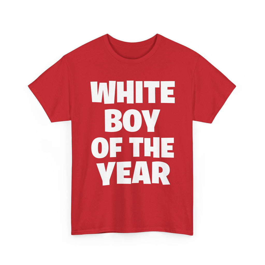T-Shirt — "White Boy of the Year" Bold Graphic Tee
