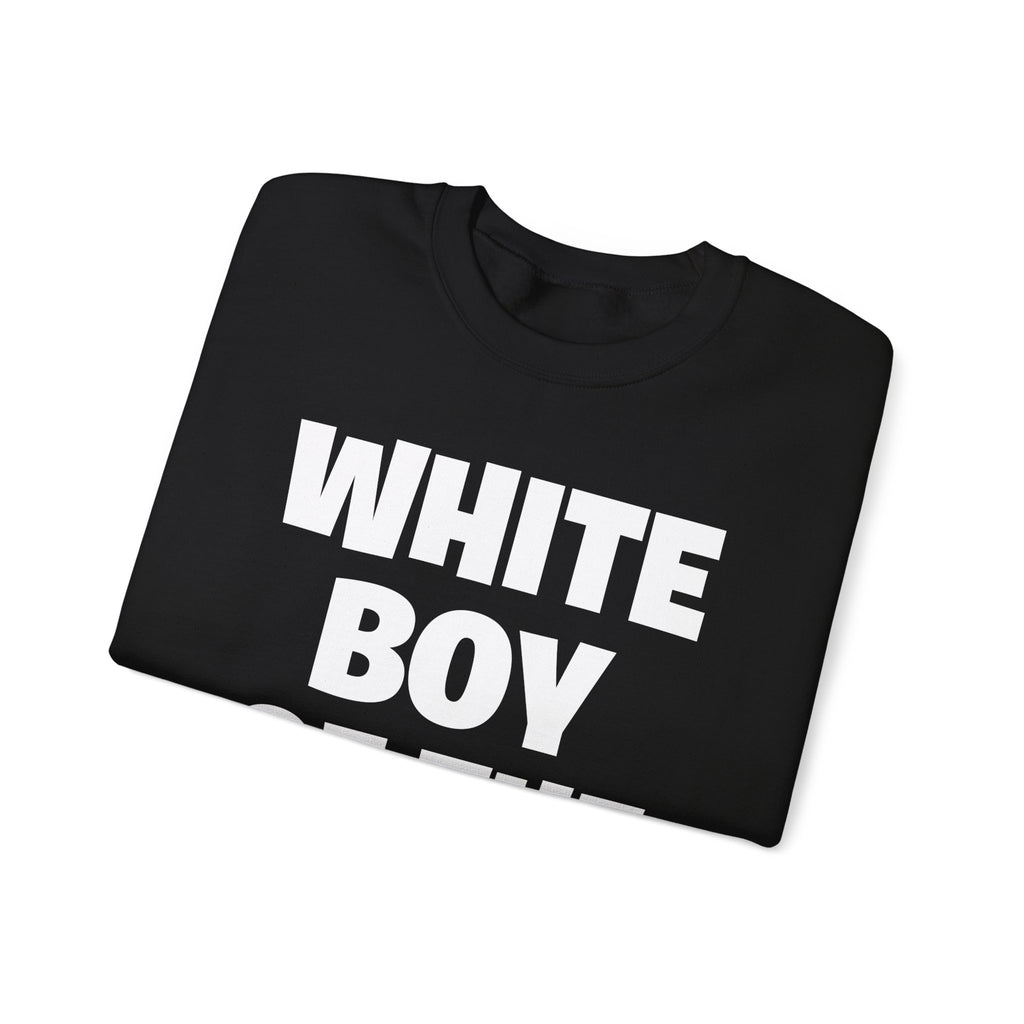Crewneck Sweatshirt — "White Boy of the Year" Bold Statement Pullover
