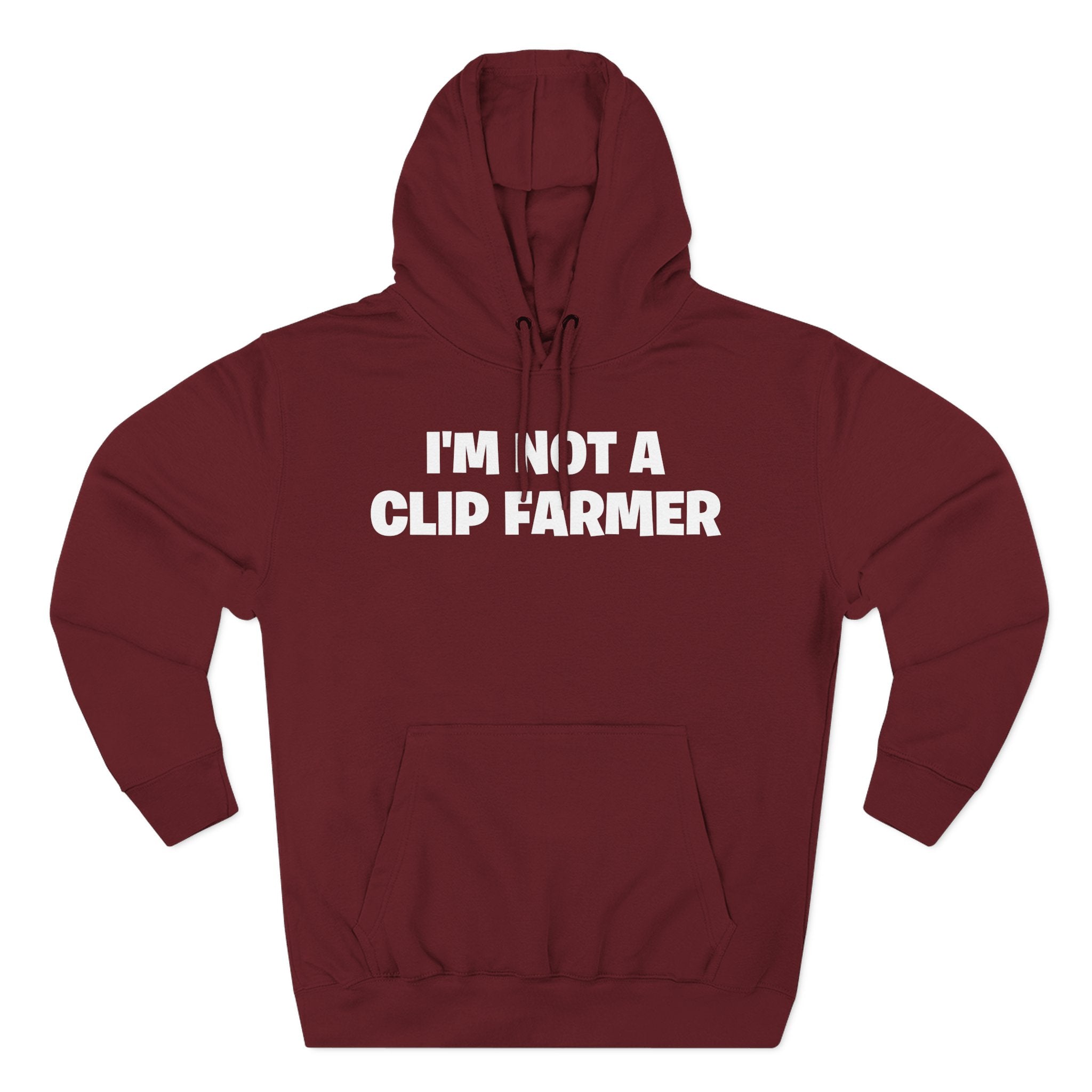 I'm Not A Clip Farmer Hoodie — Funny Pullover