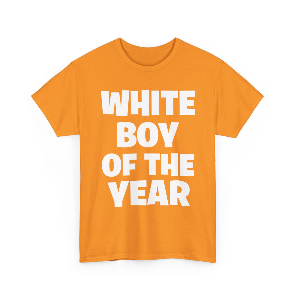 T-Shirt — "White Boy of the Year" Bold Graphic Tee