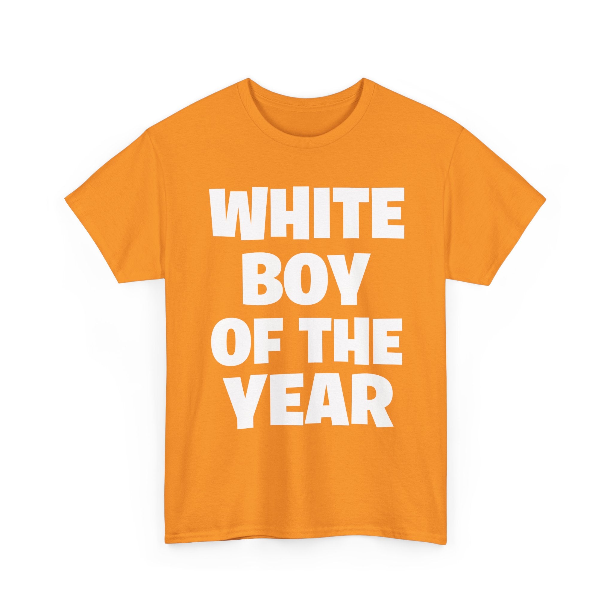 T-Shirt — "White Boy of the Year" Bold Graphic Tee