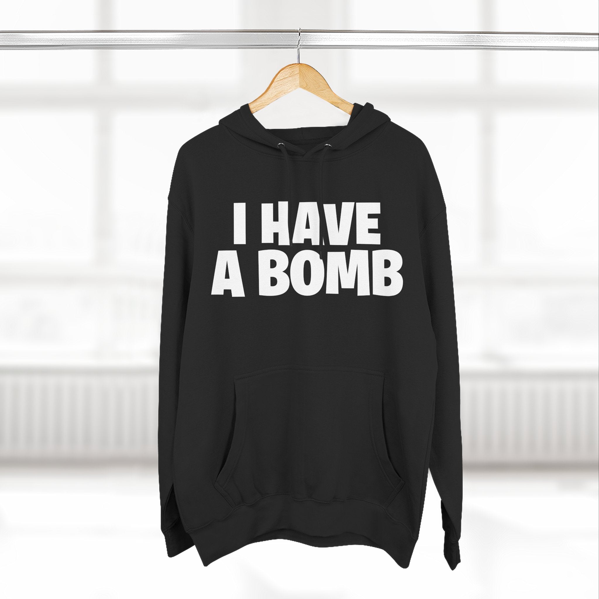I Have a Bomb Hoodie — Bold Graphic Pullover