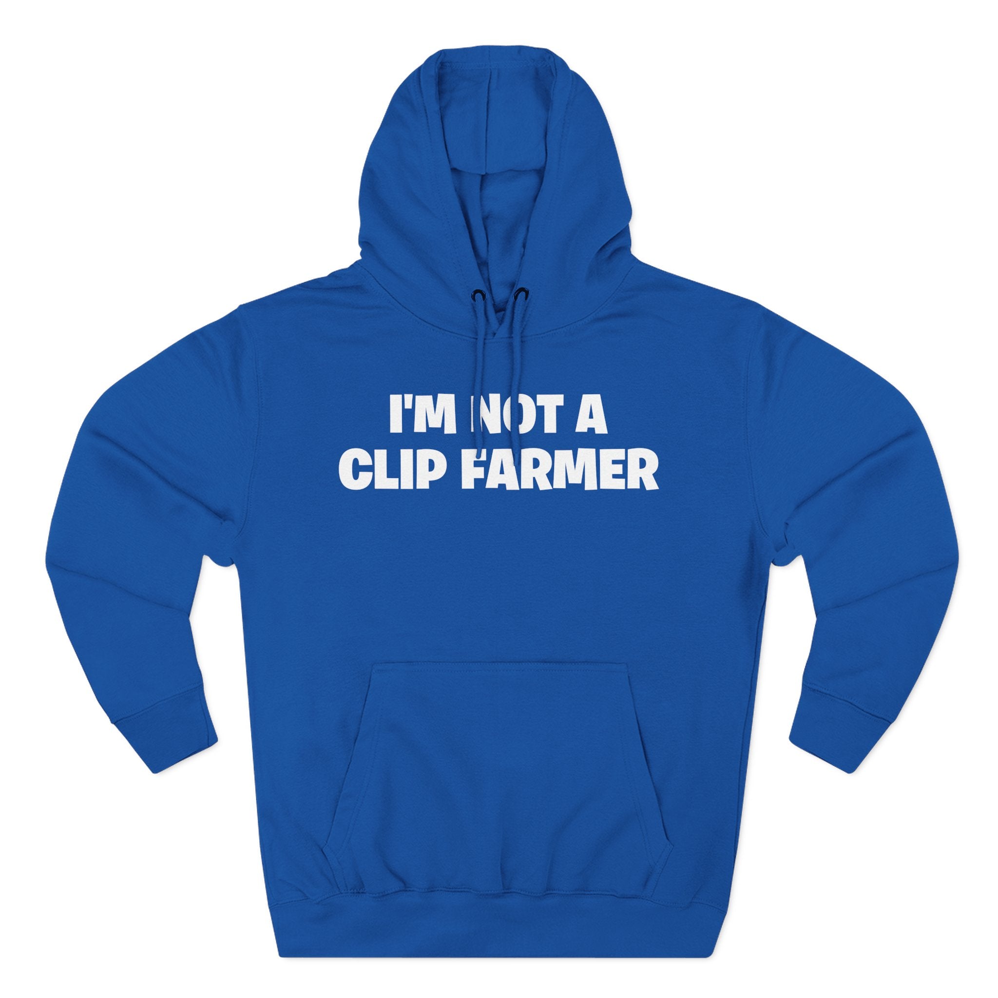 I'm Not A Clip Farmer Hoodie — Funny Pullover