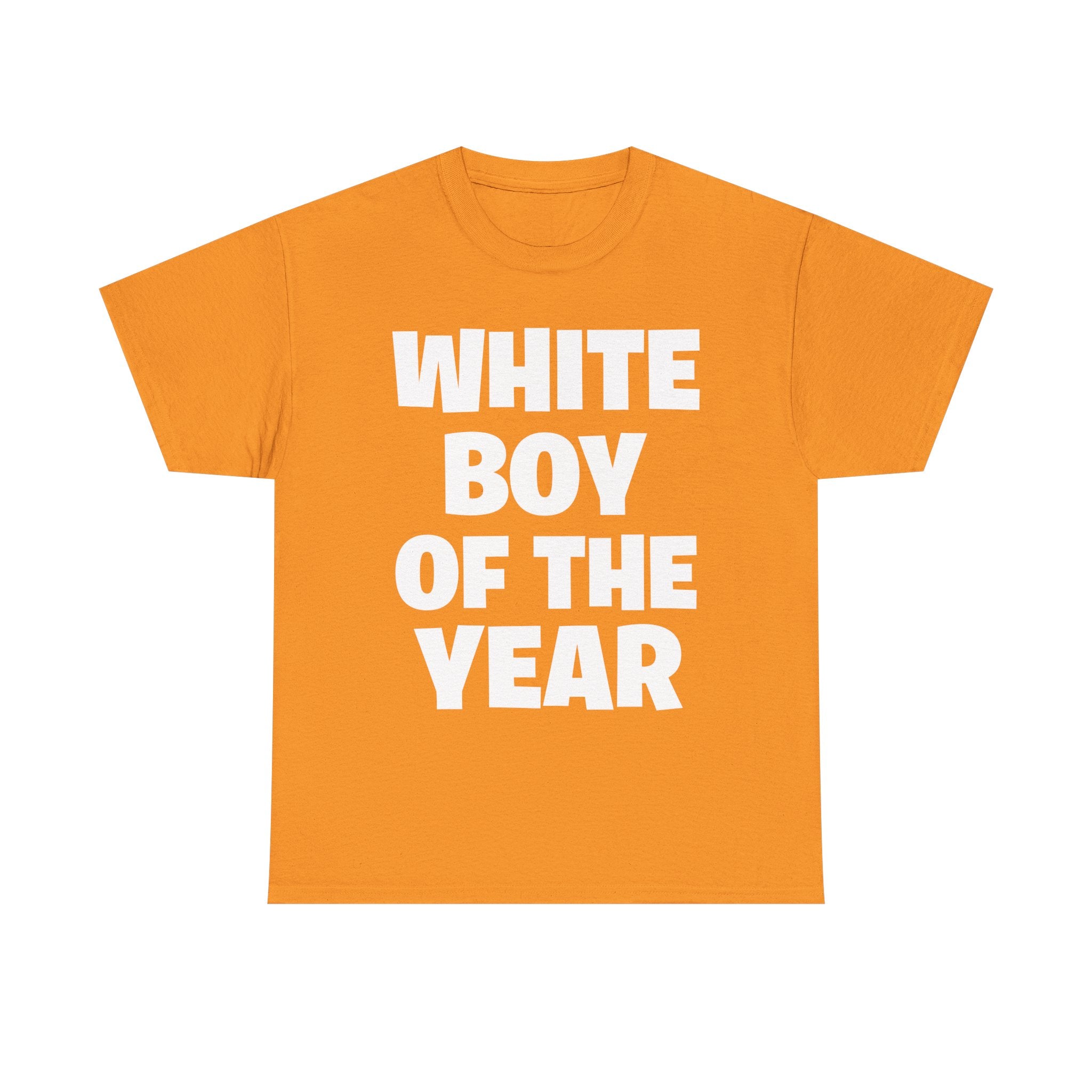 T-Shirt — "White Boy of the Year" Bold Graphic Tee