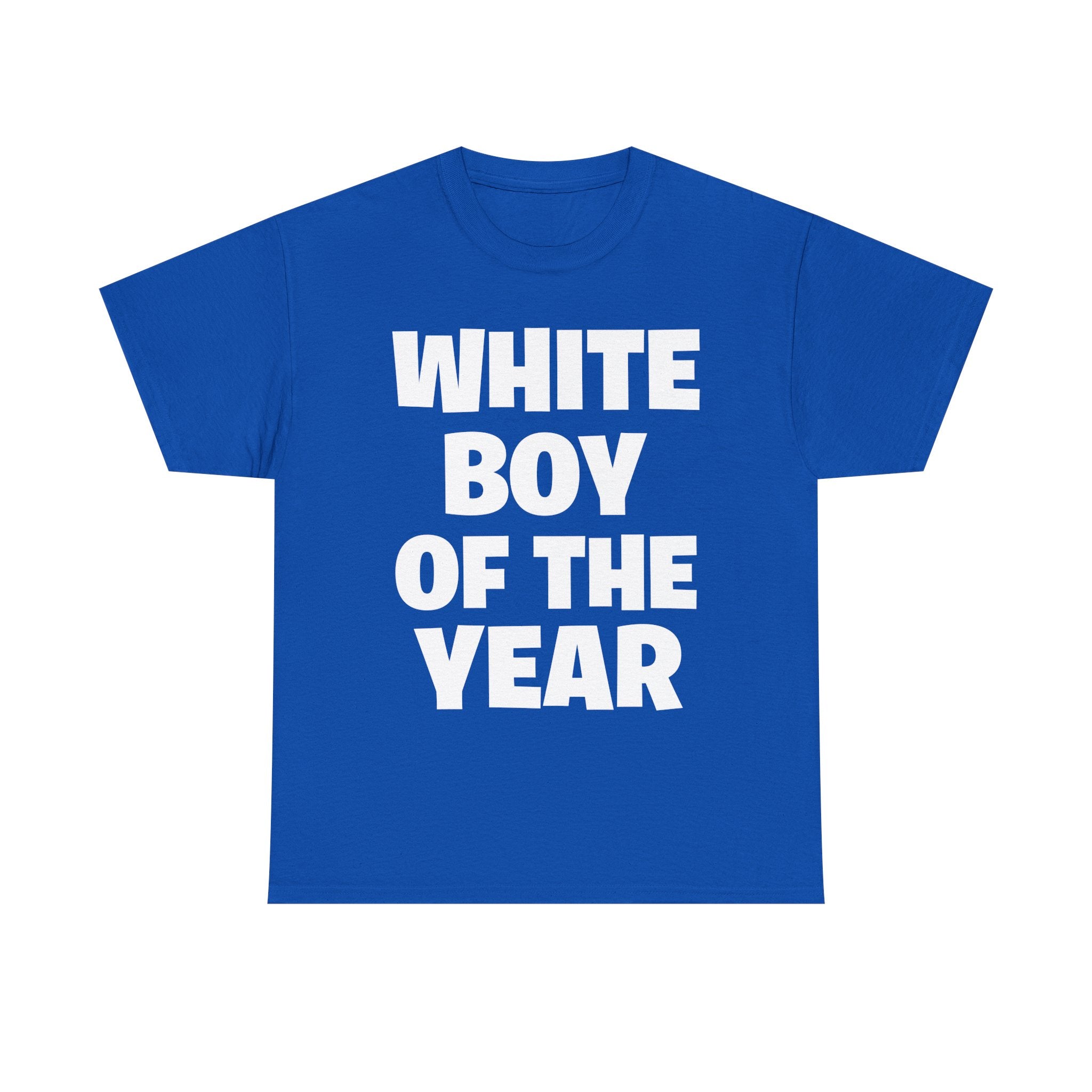 T-Shirt — "White Boy of the Year" Bold Graphic Tee