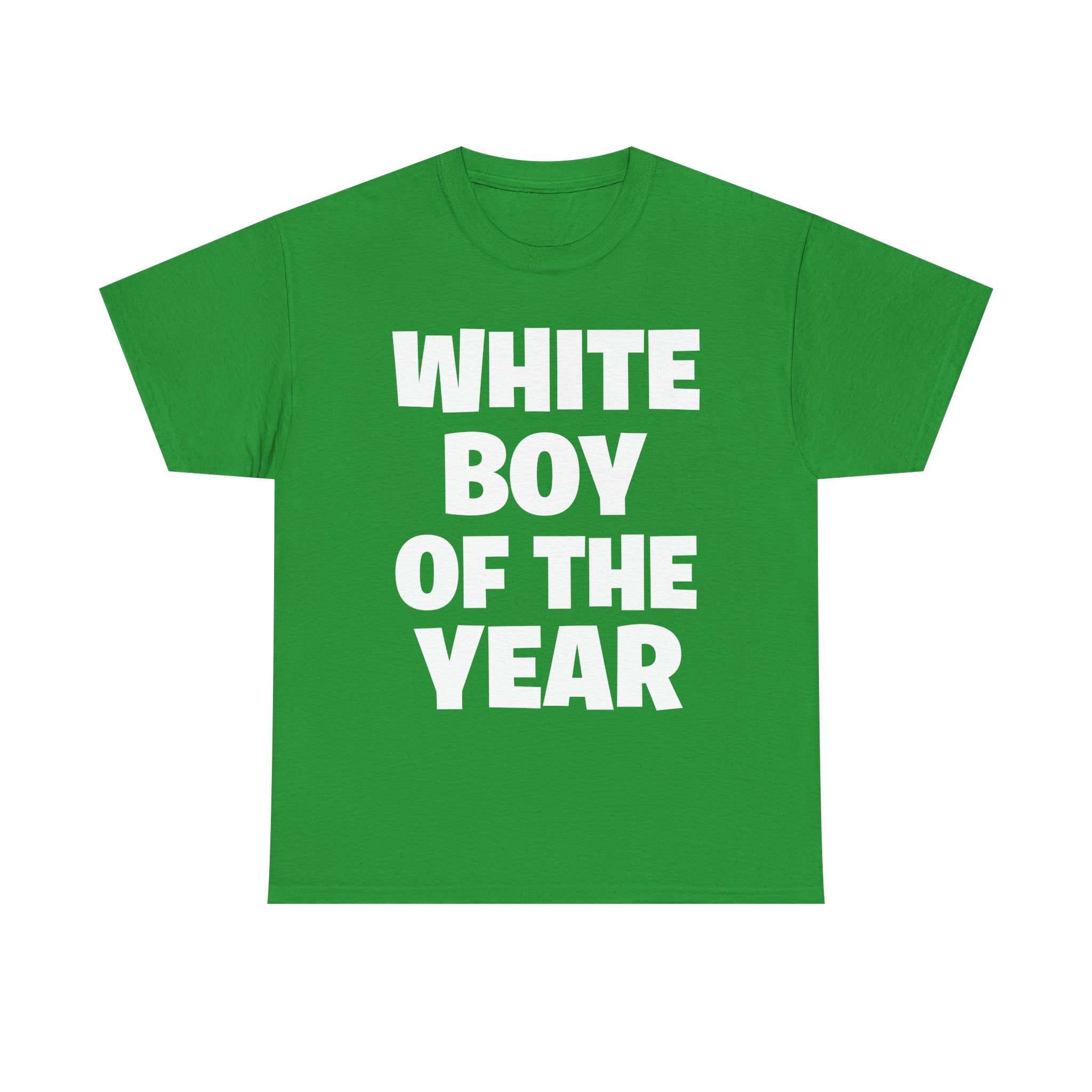 T-Shirt — "White Boy of the Year" Bold Graphic Tee