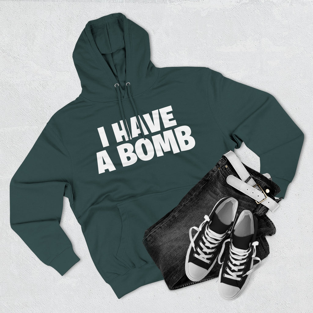 I Have a Bomb Hoodie — Bold Graphic Pullover