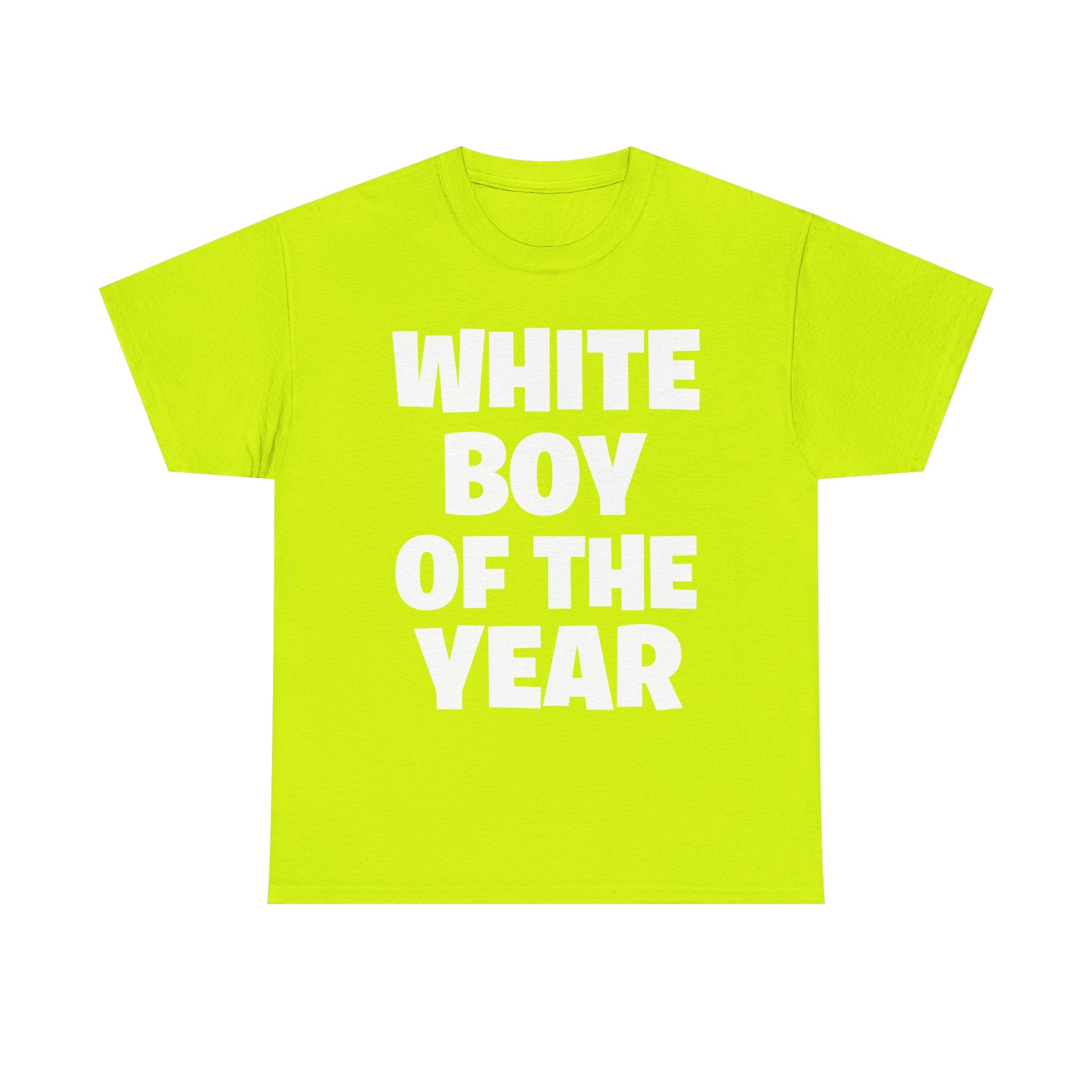 T-Shirt — "White Boy of the Year" Bold Graphic Tee