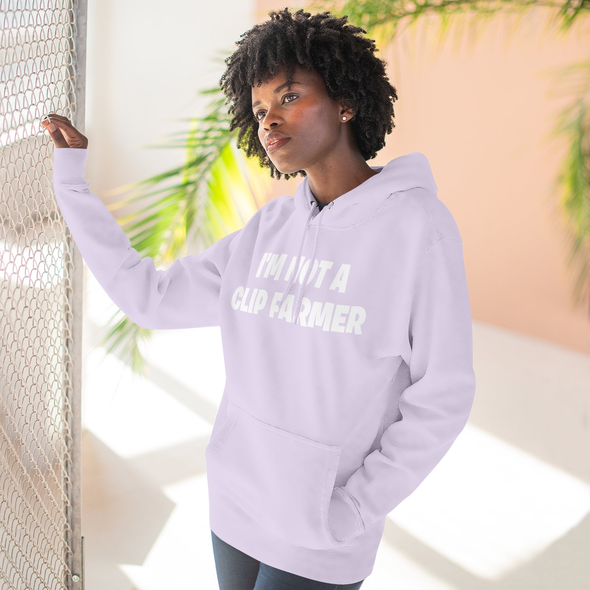 I'm Not A Clip Farmer Hoodie — Funny Pullover