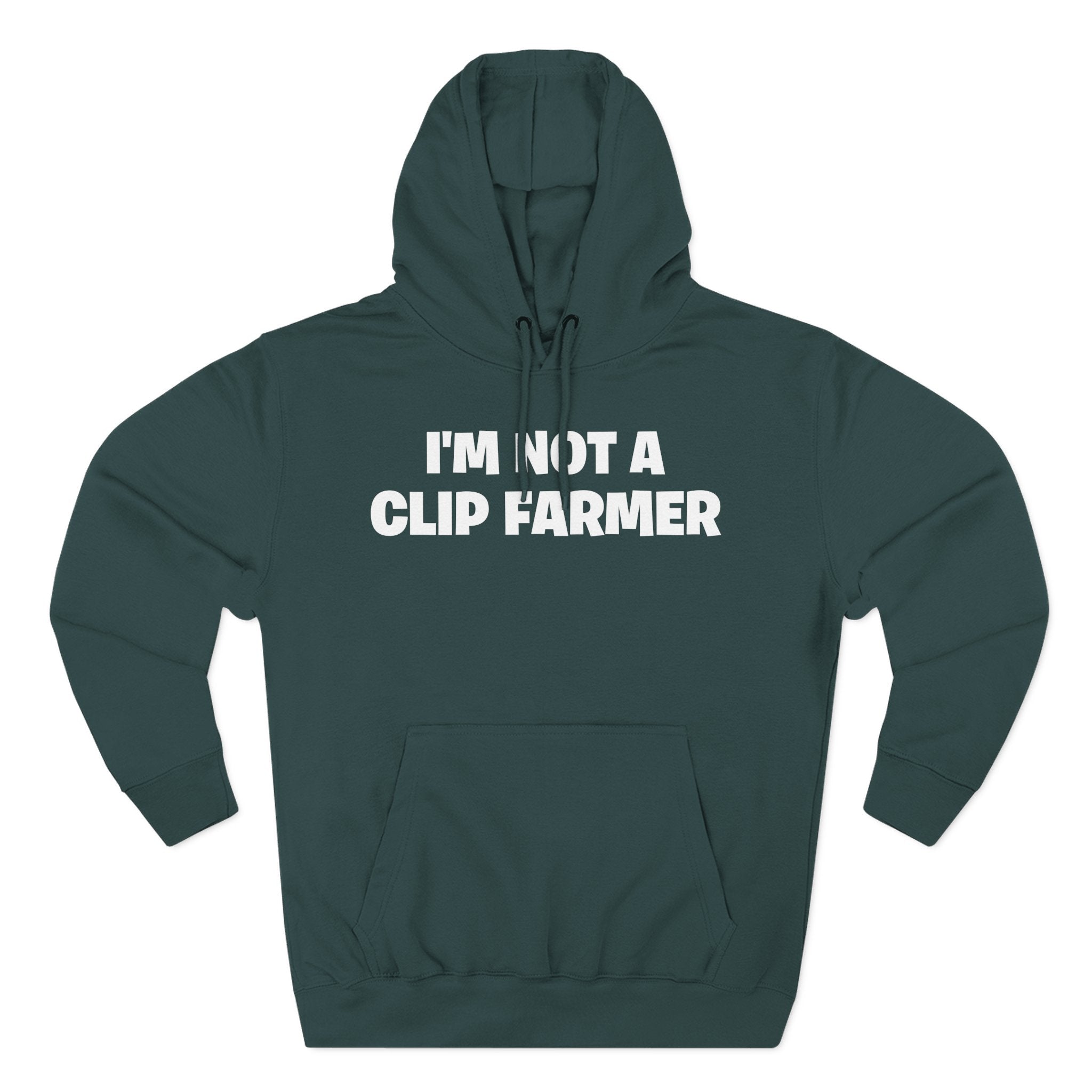 I'm Not A Clip Farmer Hoodie — Funny Pullover